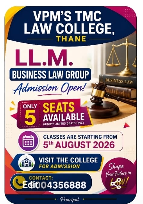 LLM Admissions Open